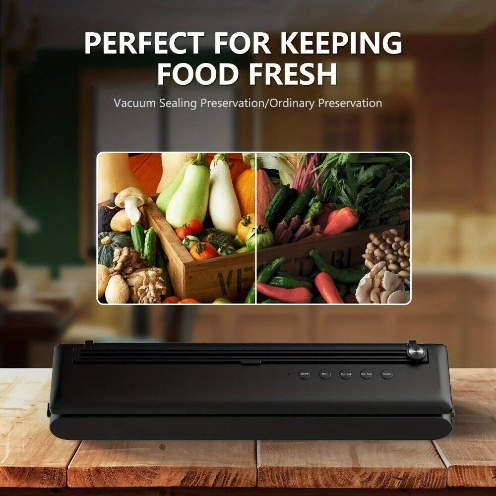 Vacuum sealer machine food preservation storage saver automatic with seal bag