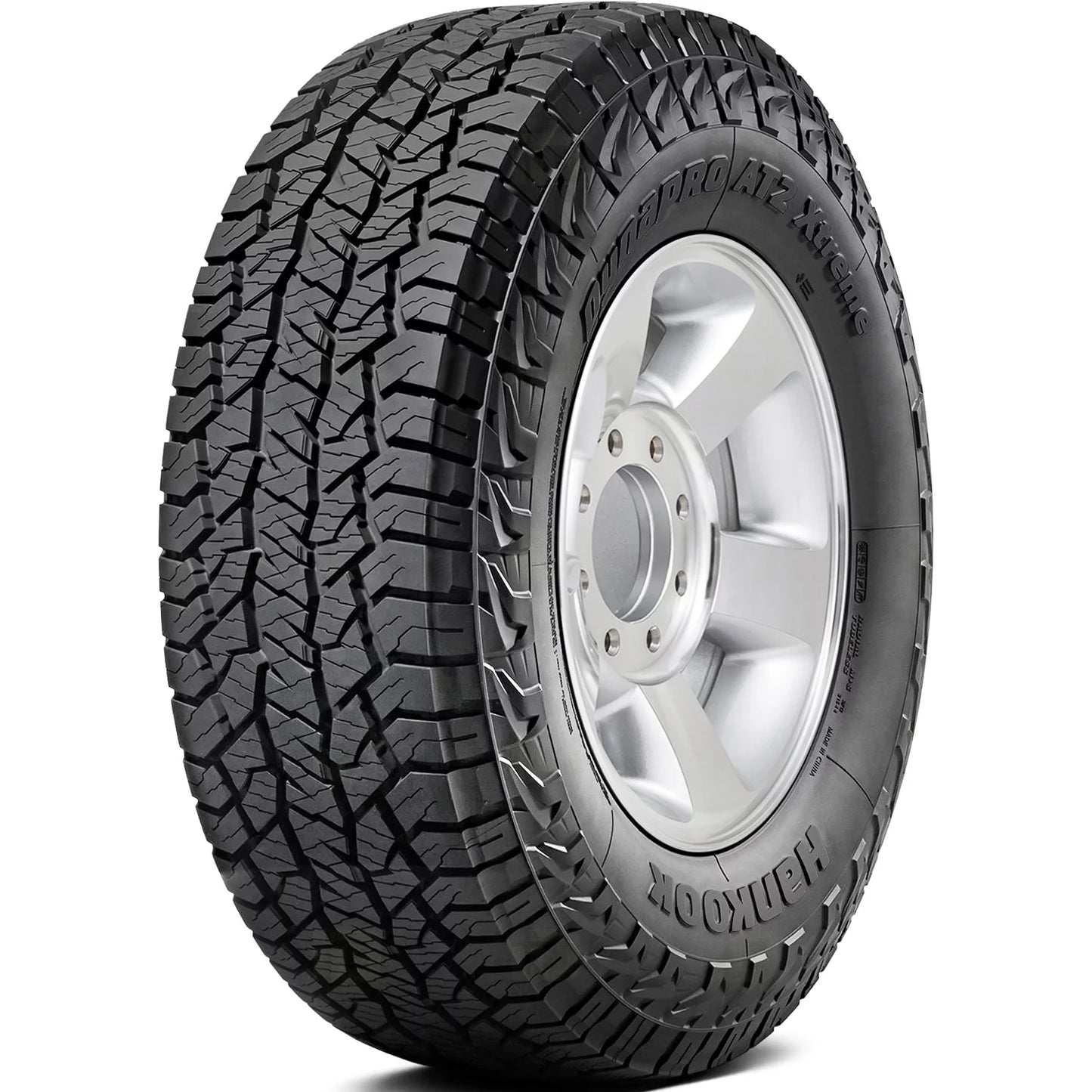 Set of 4 (four) hankook dynapro at2 xtreme lt 275/70r18 load e 10 ply xt x/t extreme terrain tires fits: 2019-23 ram 1500 rebel, 2020-23 gmc sierra 2500 hd at4