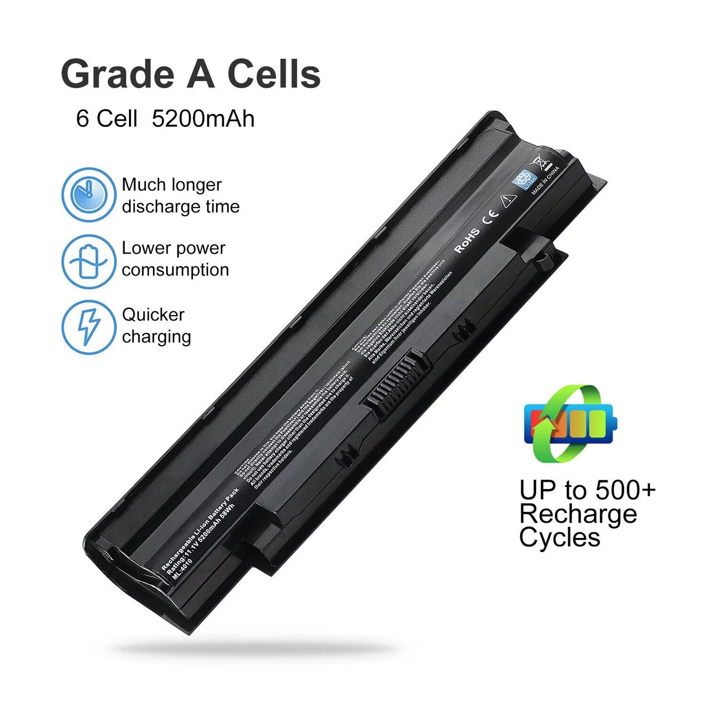 Battery for dell inspiron n4010 j1knd 3520 3420 m5030 n5110 n5050 n4010 n7110