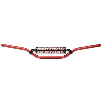 Renthal aluminum 7/8" handlebar cr high bend red for ktm 300 mxc 1993-2002