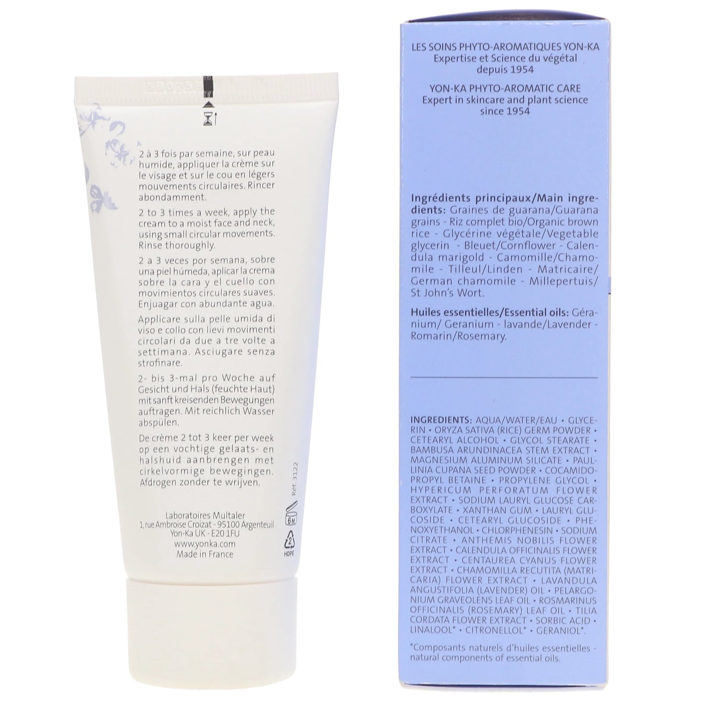 Yon-ka guarana scrub gently exfoliating detoxifying scrub 1.87 oz