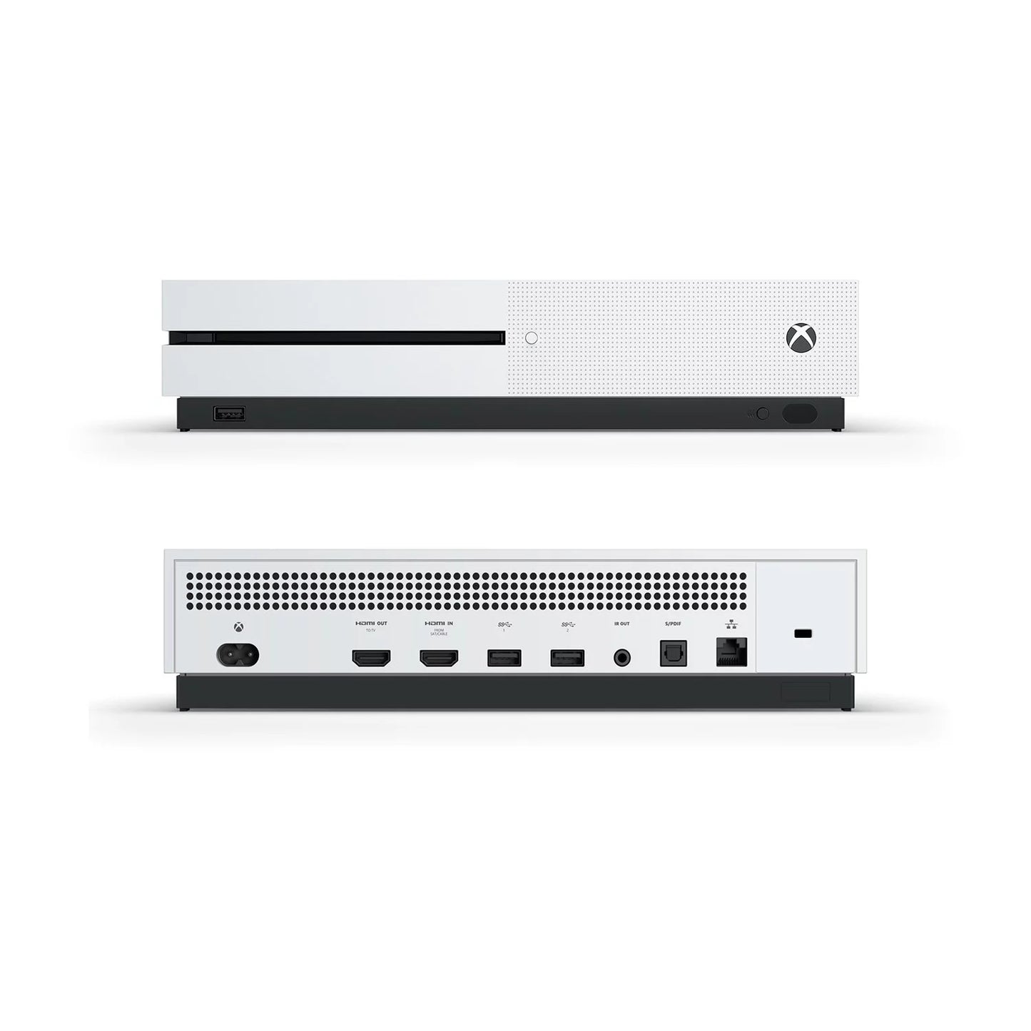 Used xbox one s console with xbox one wireless controller 500gb - columbia, white