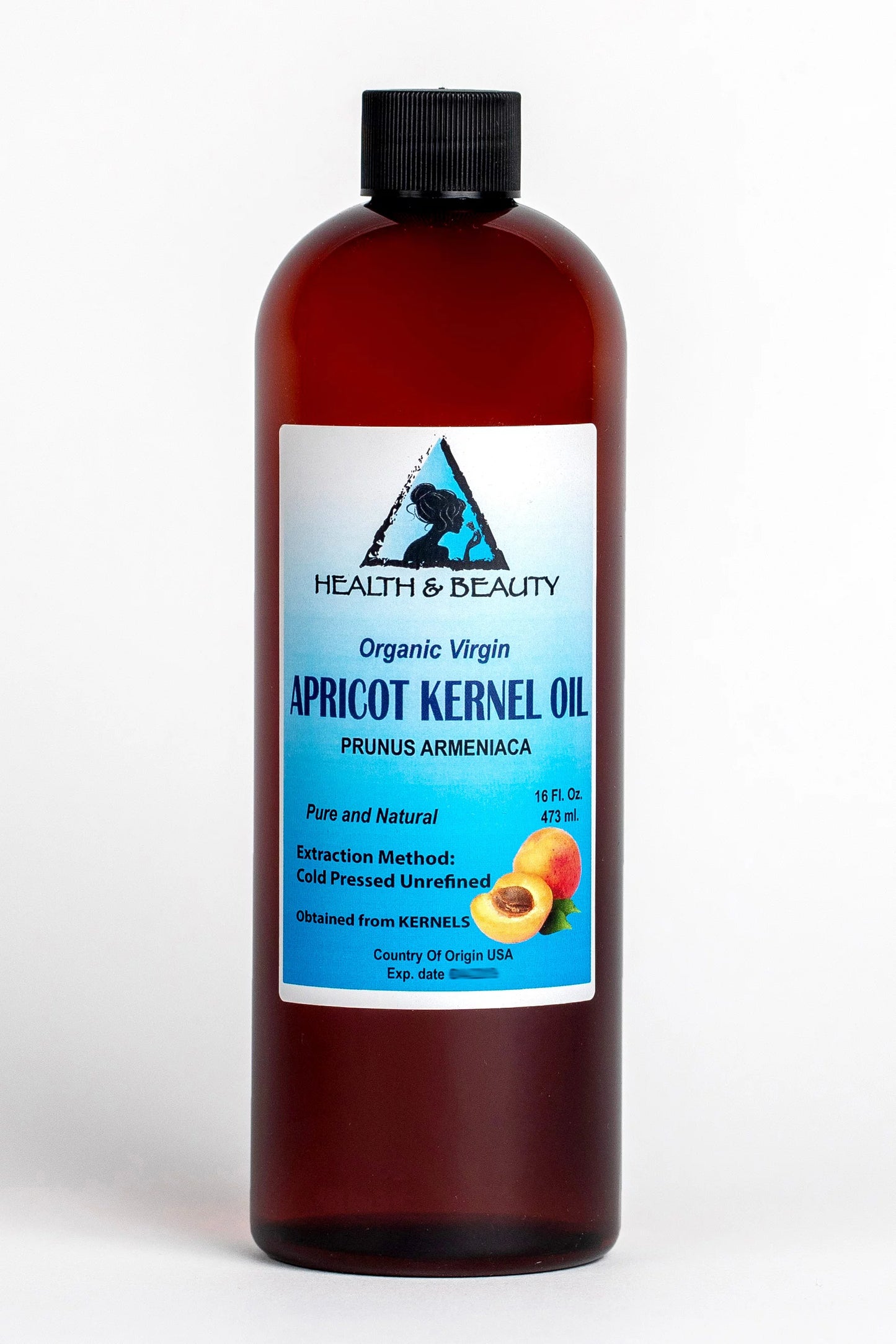 Apricot kernel oil unrefined organic virgin cold pressed raw natural pure 32 oz