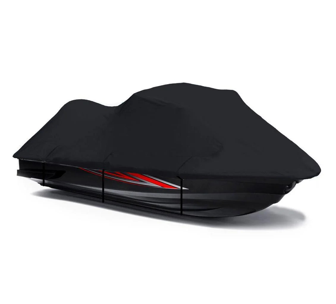 Black pwc 600d jet ski cover designed to fit sea doo sea-doo bombardier rxp 2004 2005 2006 2007 2008, rxp-x 2007 2008 2009 jet ski cover