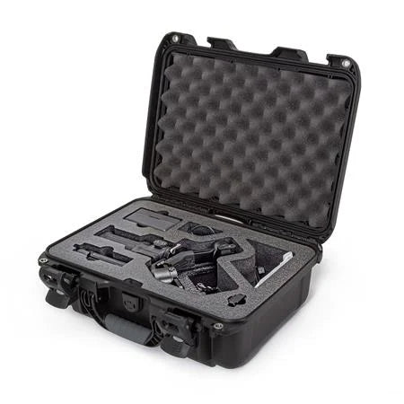 920 waterproof hard case with foam insert for dji ronin-s 3 mini creator combo kit, black