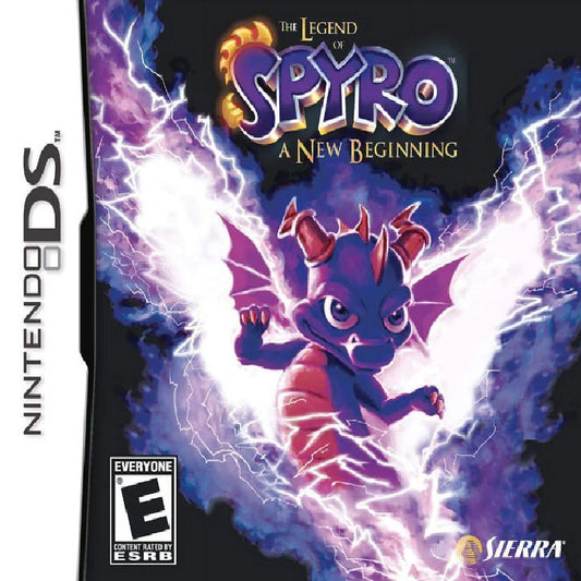 Restored the legend of spyro: a new beginning (nintendo ds, 2006) dragon game (refurbished)