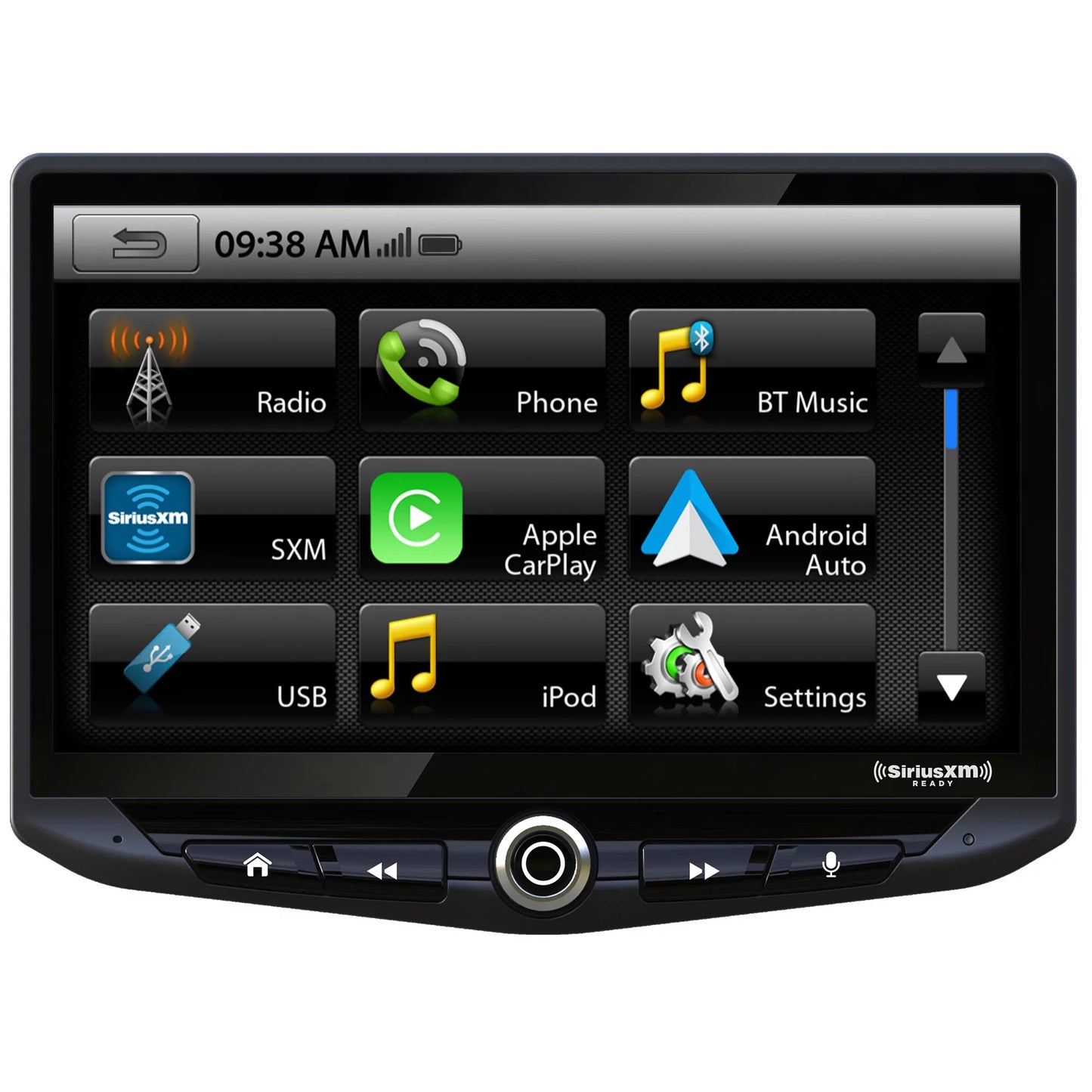 Stinger stereo system compatible with jeep wrangler jk (2011-2018): 10-inch touchscreen radio; includes dash kit & interface, with back up camera