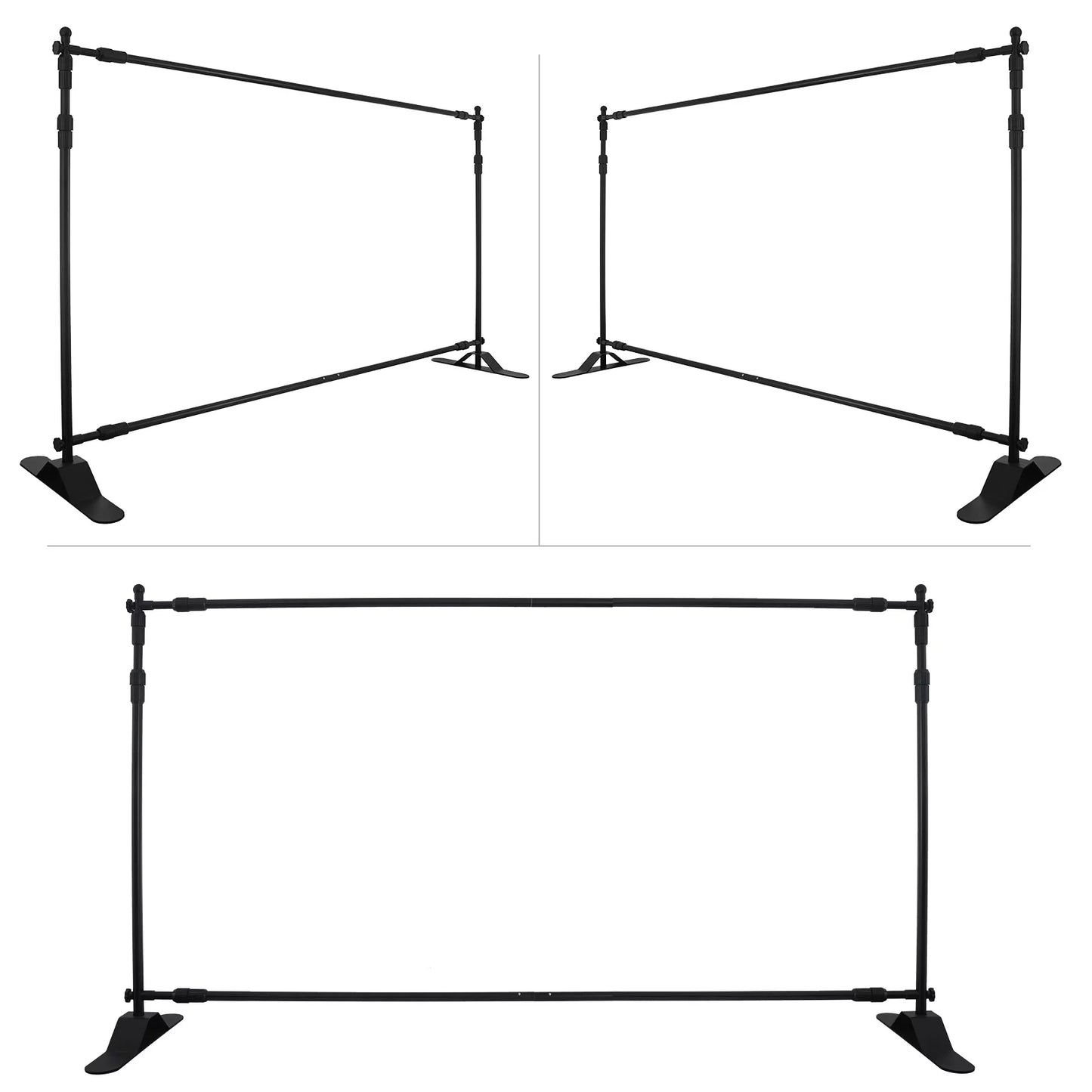 Shzond 10 x 8ft backdrop banner stand kit, large photography background support stand banner stand