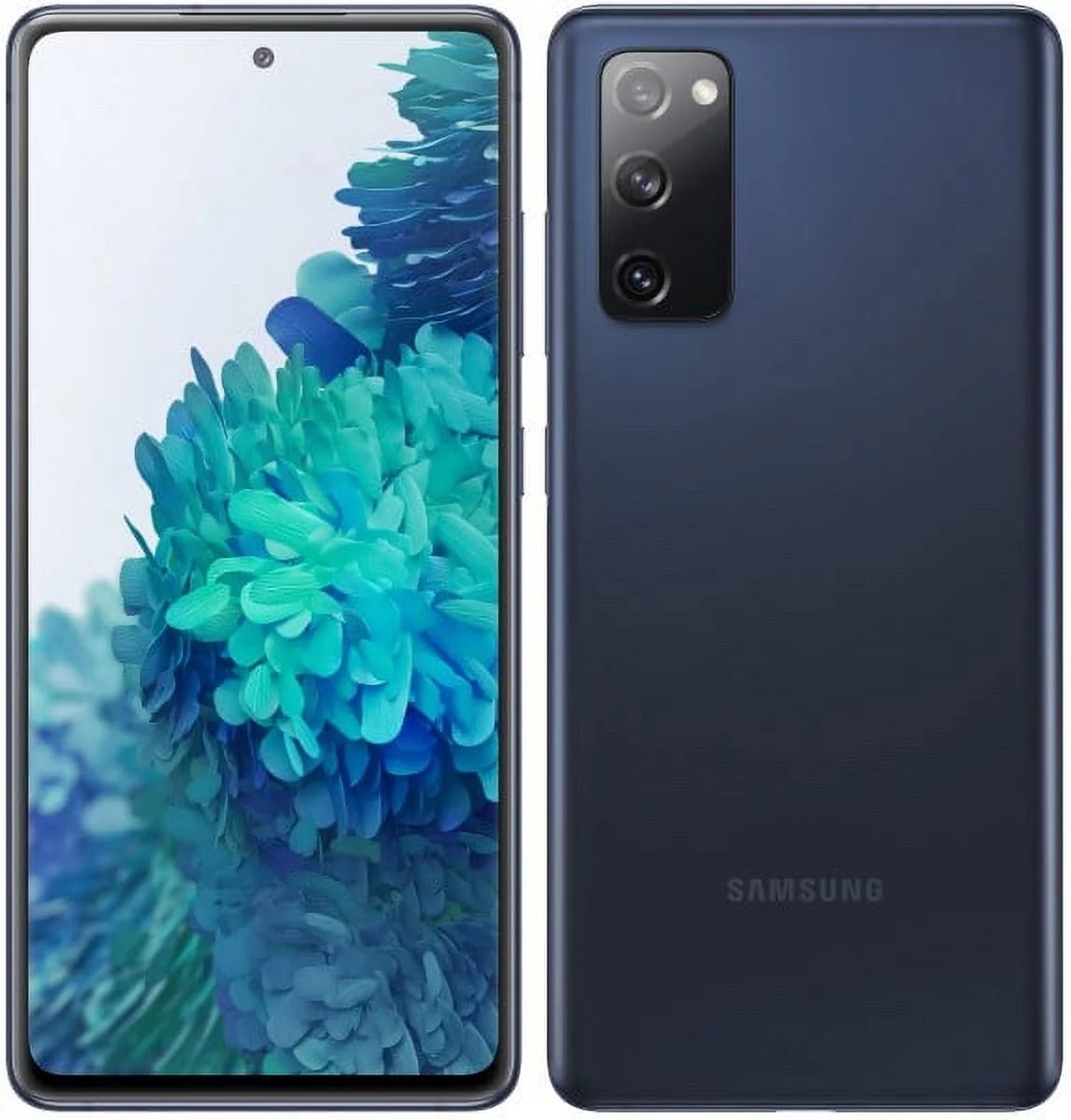 Restored samsung galaxy s20 fe 5g g781v (verizon unlocked) 128gb cloud navy (grade a+) w/ wireless earbuds (refurbished)