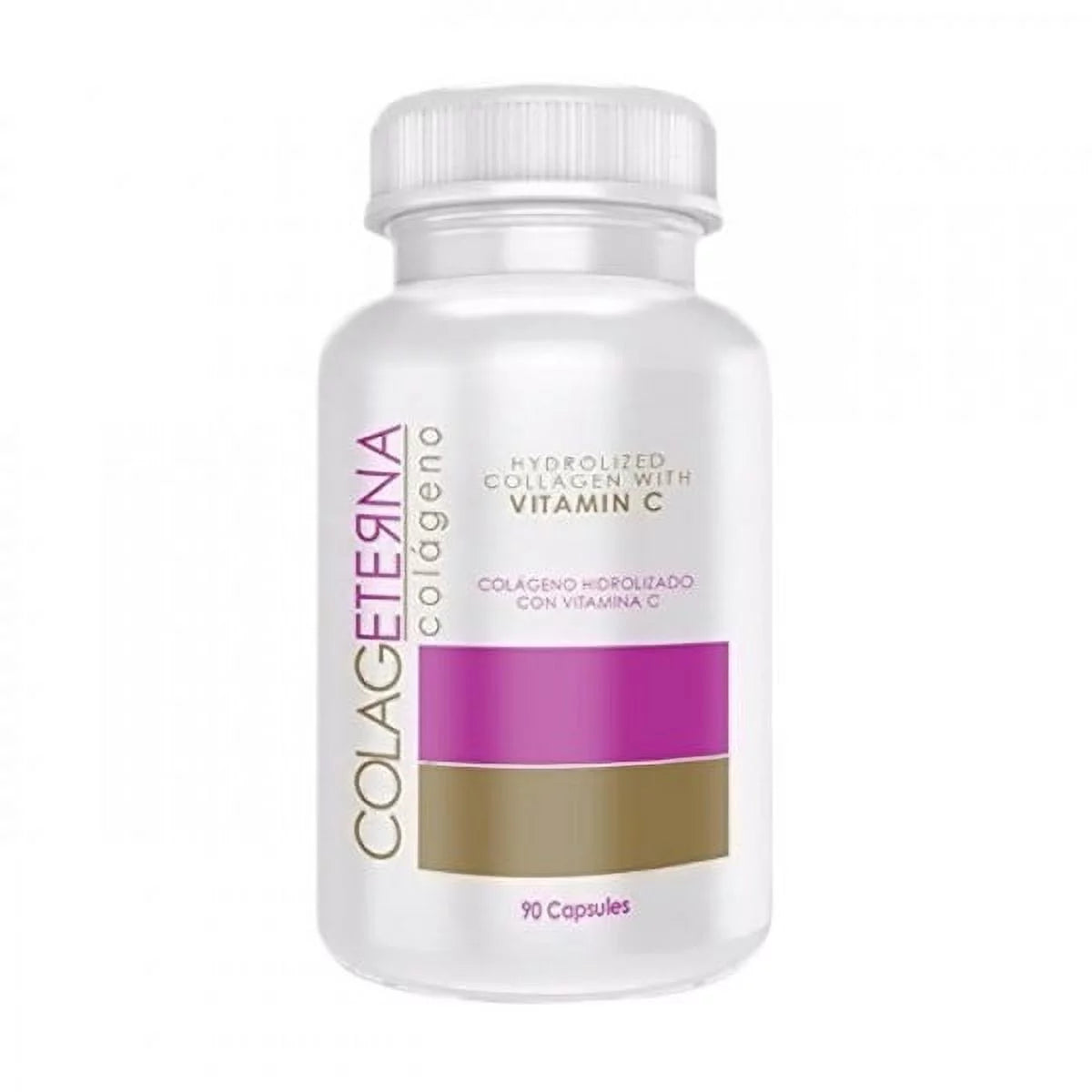 Colageterna hydrolyzed collagen with vitamin c - 90 caps