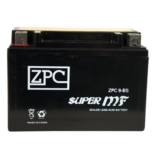 Zpc ytx9-bs atv battery for honda 400cc trx400ex fourtrax sportrax 2003