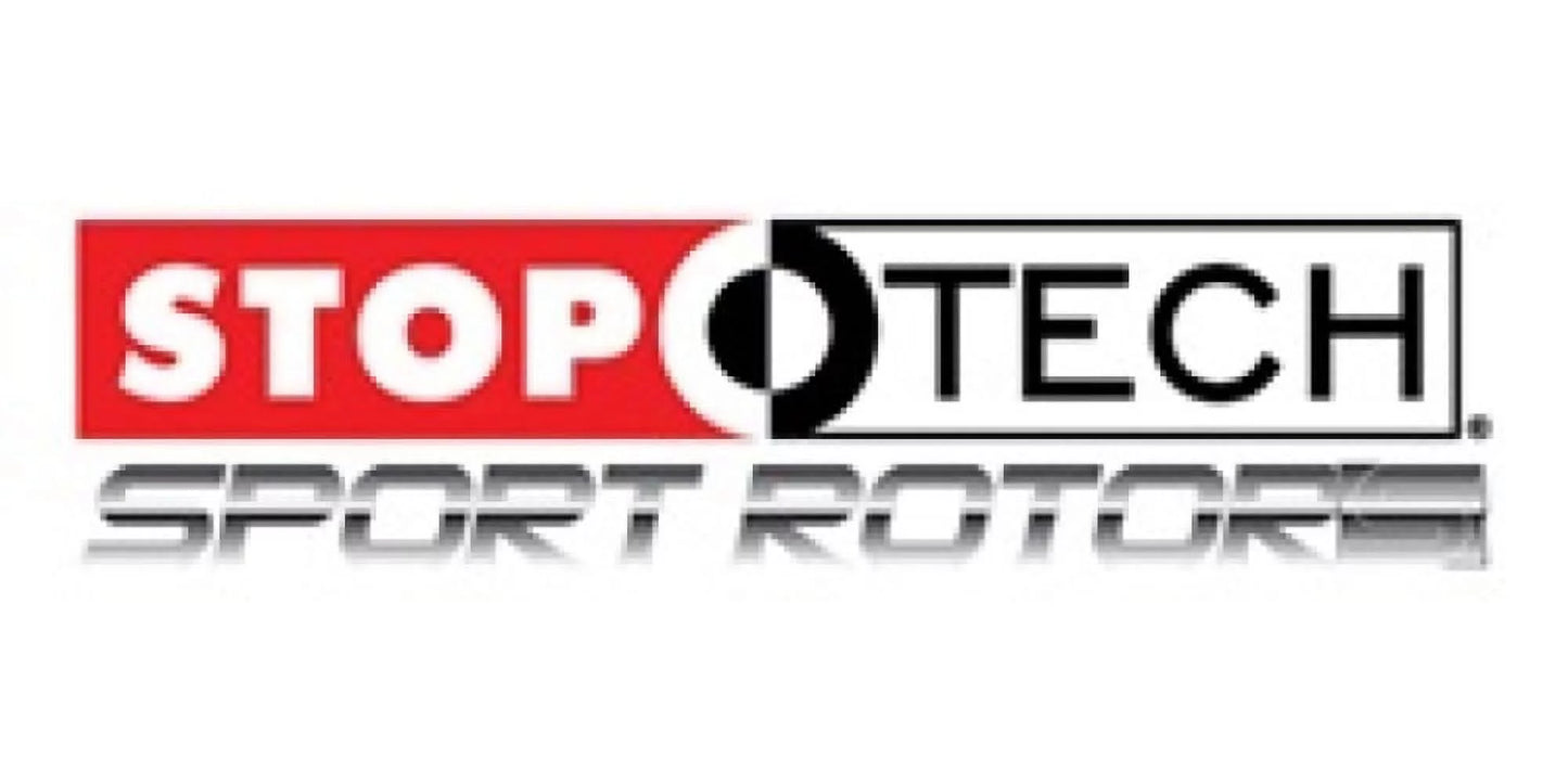 Stoptech 126.40087sl sport slotted rotor - rear left fits select: 2017-2023 honda cr-v, 2015-2020 acura tlx