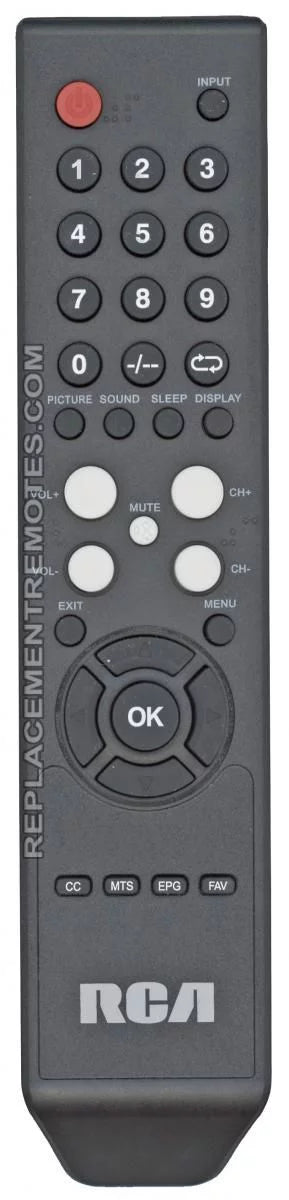 Rca rled4250a remote (p/n: rled4250a) tv remote control (new)