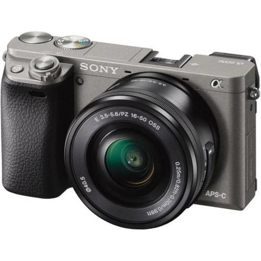 Sony alpha a6000 mirrorless digital camera with 16-50mm lens (graphite) ilce6000l/h