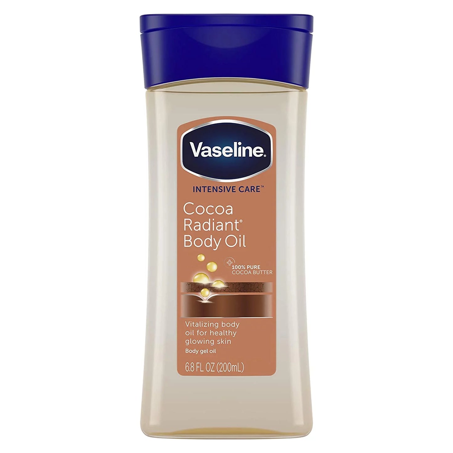 Vaseline intensive care deep conditioning body lotion, cocoa butter - 6.8 oz, 3 pack