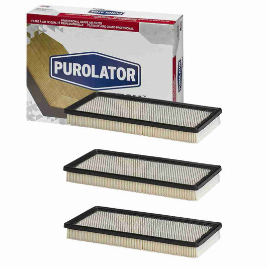 3 pc purolator tech ta24372 air filters for 042-1619 053004383 26077 270 33-2084 36077 3901 4077 46077 53004383 53004383ab 6077 61946077 62093 66077 88077 8953 004 383 94077 a-3901 a-4372 a-76 a1166c