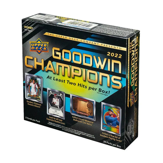 2022 upper deck goodwin champions hobby box