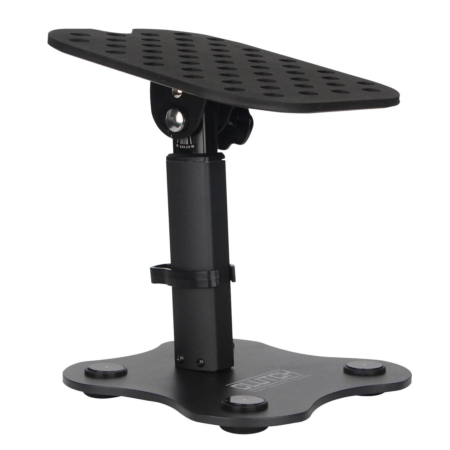 Clutch cl-dms250 mighty series desktop studio monitor speaker stands with blue pad trim kit package