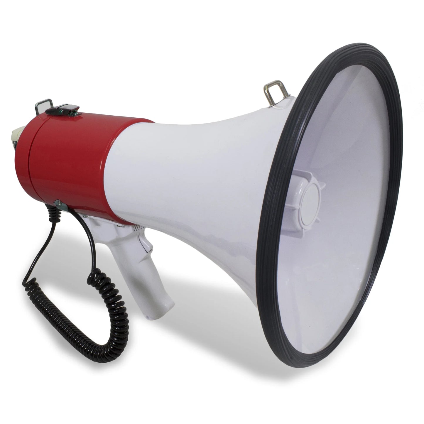 Technical pro portable 40 watts 800m-1000m range megaphone bullhorn with strap siren volume control for trainers