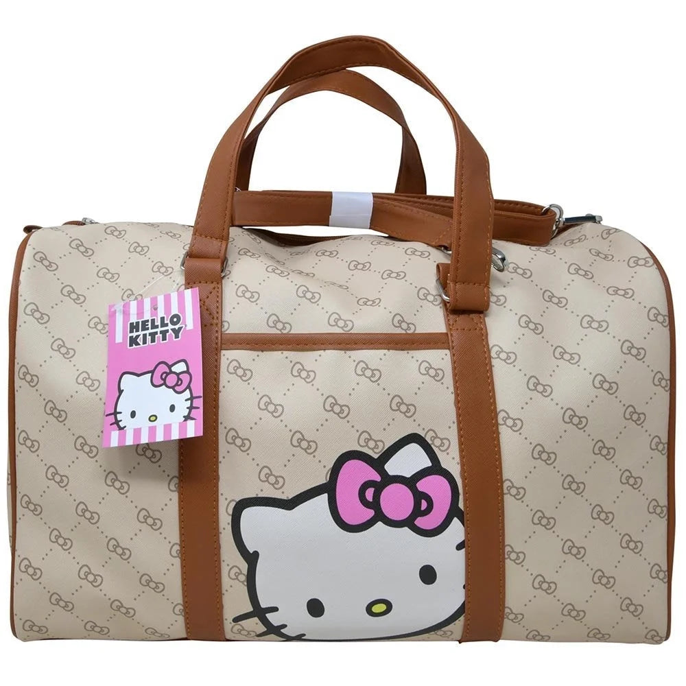 Sanrio hello kitty weekender overnight travel 16" duffle bag