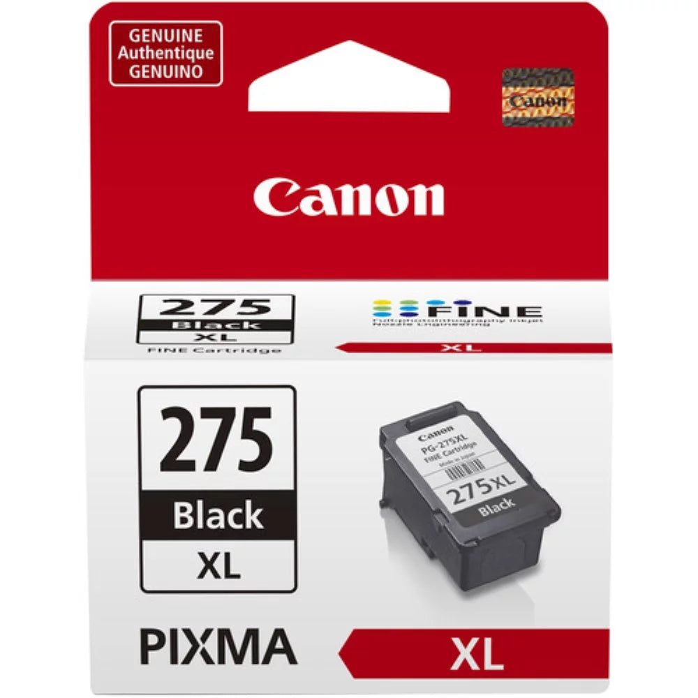 Canon pg-275xl black and cl-276xl color ink cartridge (black, cyan, magenta and yellow)