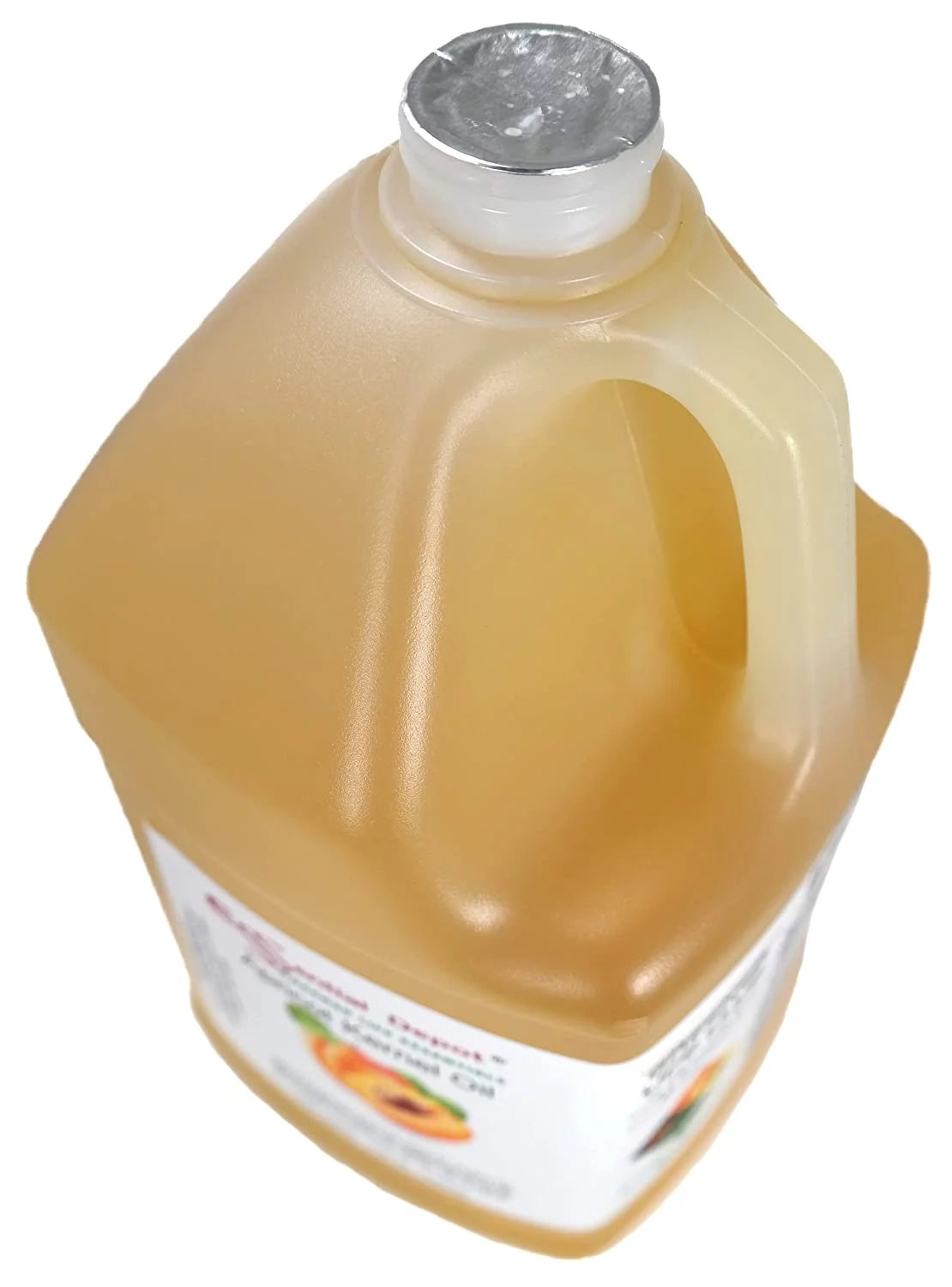 Apricot kernel oil - 1 gallon - food grade - safety sealed hdpe container with resealable cap