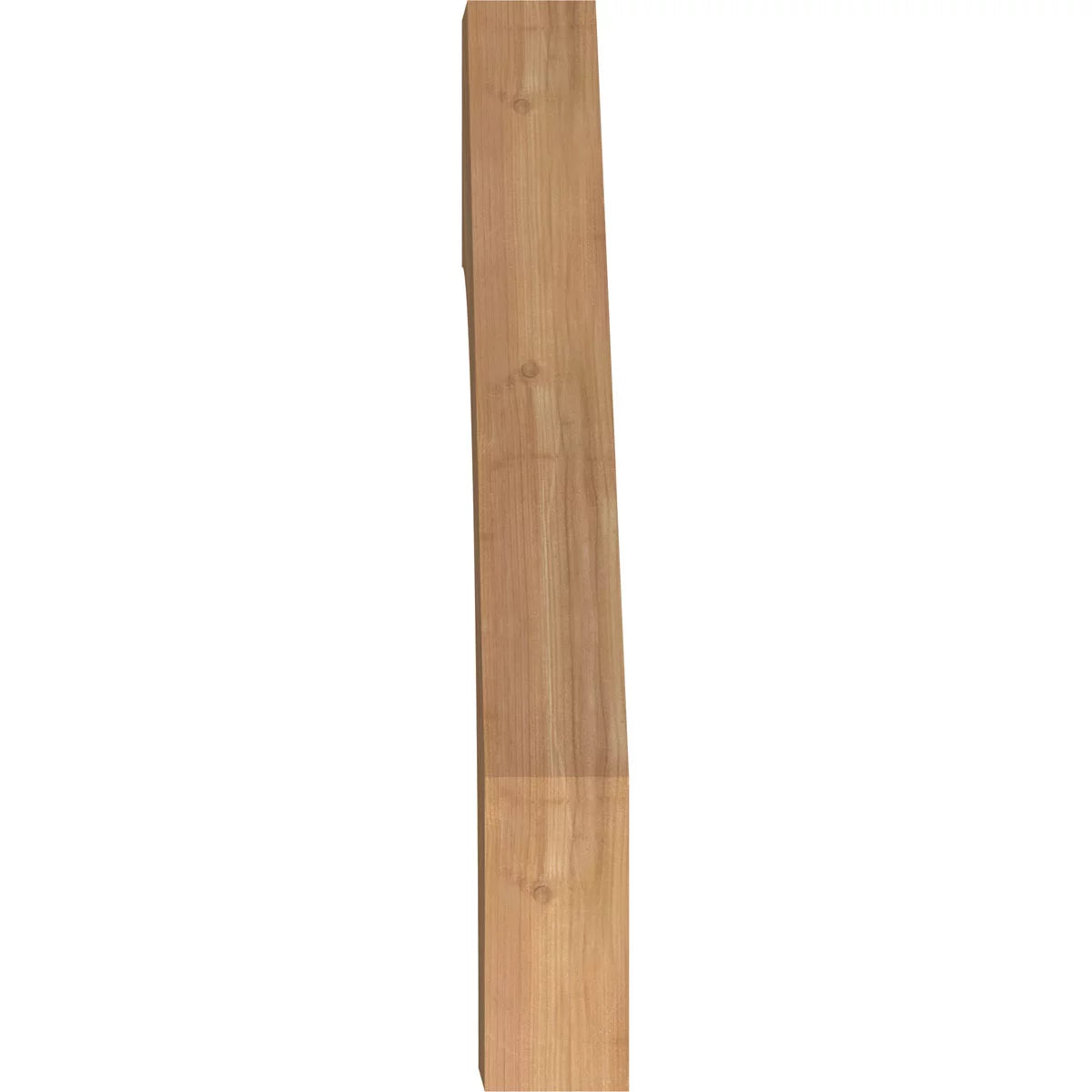 3 1/2"w x 20"d x 28"h westlake smooth brace, western red cedar