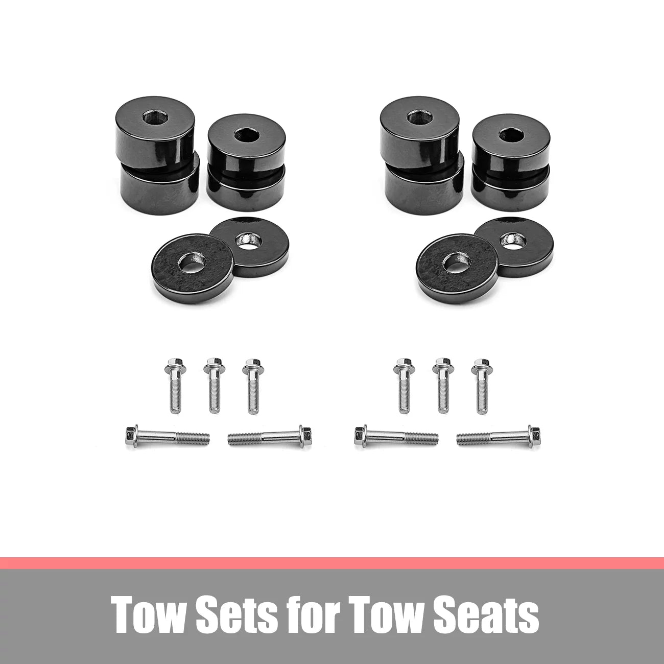 Weisen - fit 2006-2021 toyota fj cruiser | (2 sets) 1/4" to 1-1/2'' seat rise spacers | seat lift kits