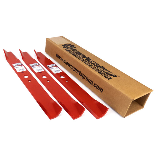 (3) medium lift blades fits simplicity ayp snapper with 50" deck 1708229