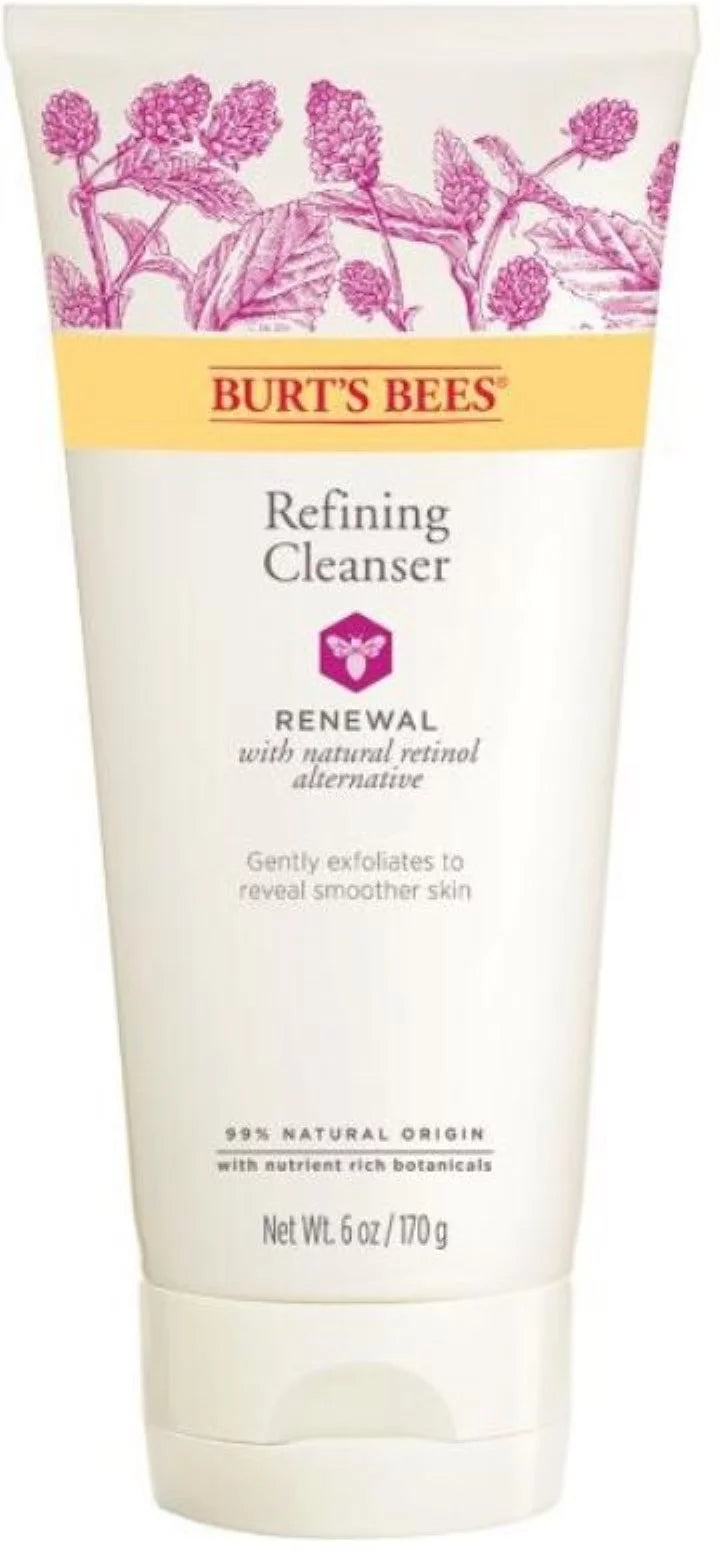 Burt's bees renewal refining cleanser 6 oz (pack of 2)