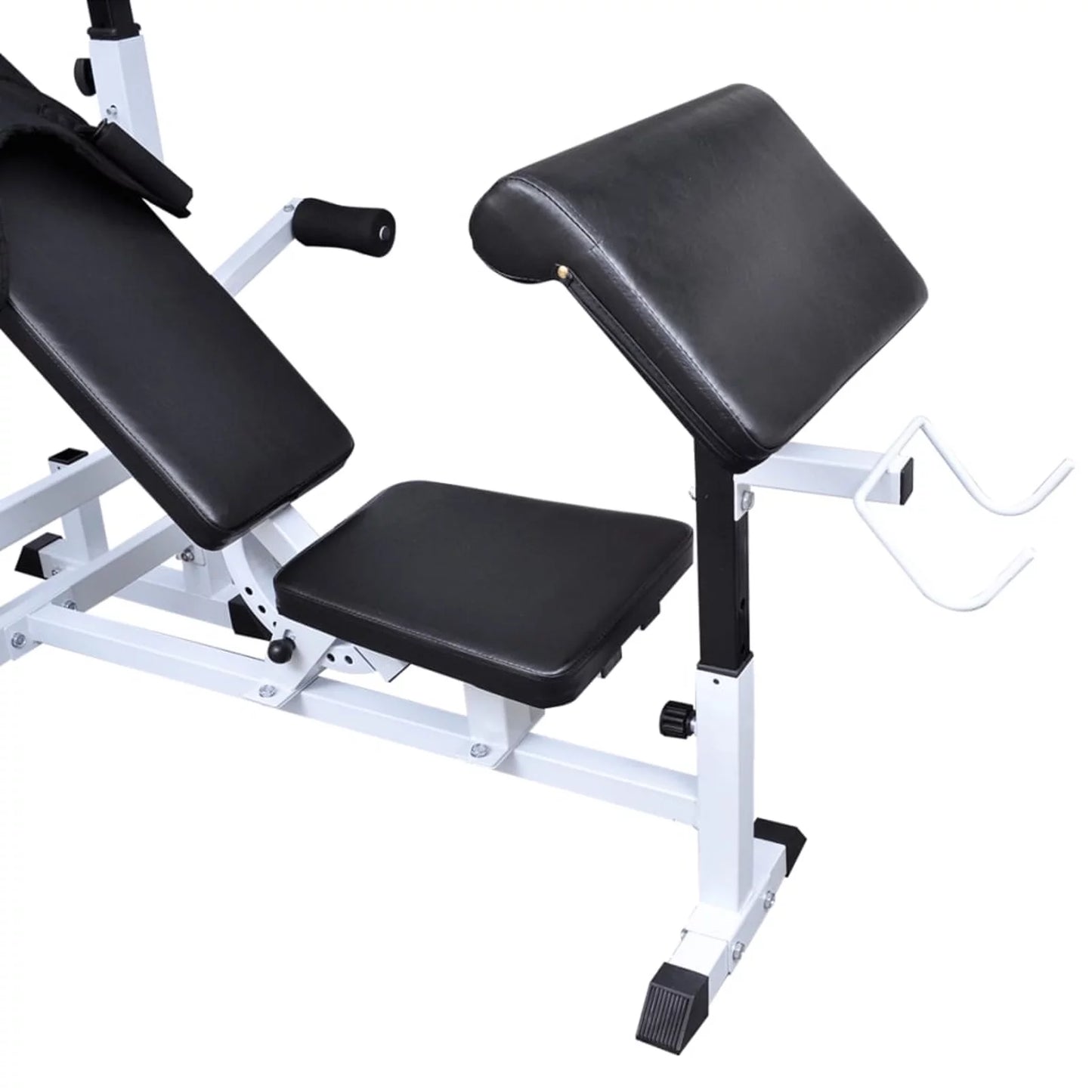 Aibecy weight bench with weight rack, barbell and dumbbell set 264.6 lb