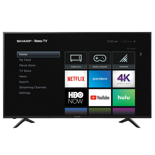 Sharp 65? class 4k ultra hd (2160p) roku smart led tv (65q7300u)