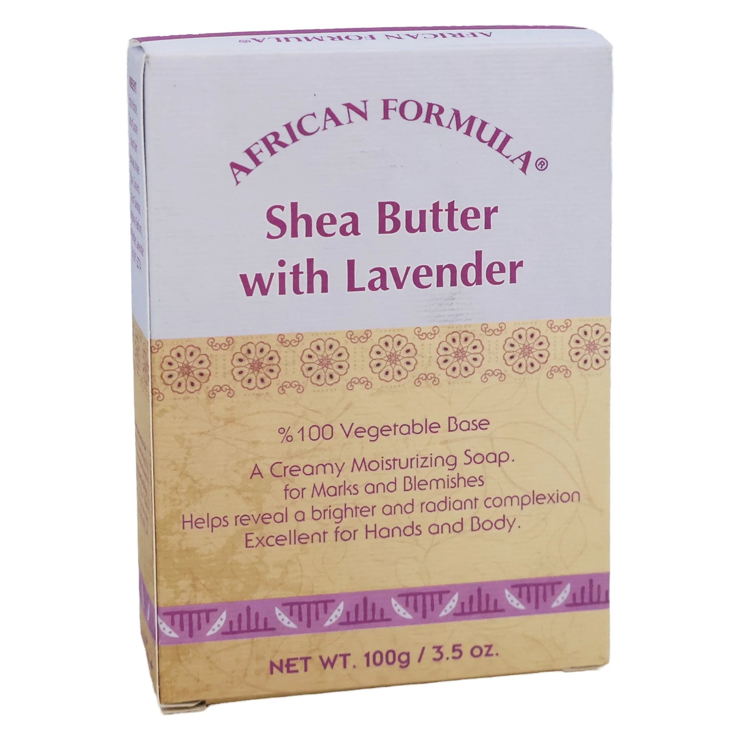 African formula soap shea butter with lavender, 3.5 oz., pack of 24