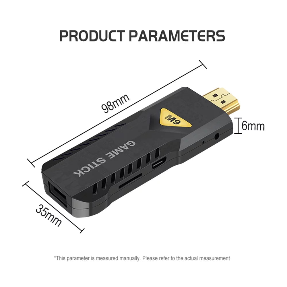 Anself game console 4k hdr tv stick with 3d denoising, anti-shake, 5g wifi designed to fit ultimate gaming experience