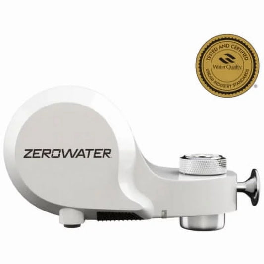 The extremelife white faucet mount water filter is wqa certified to re, each