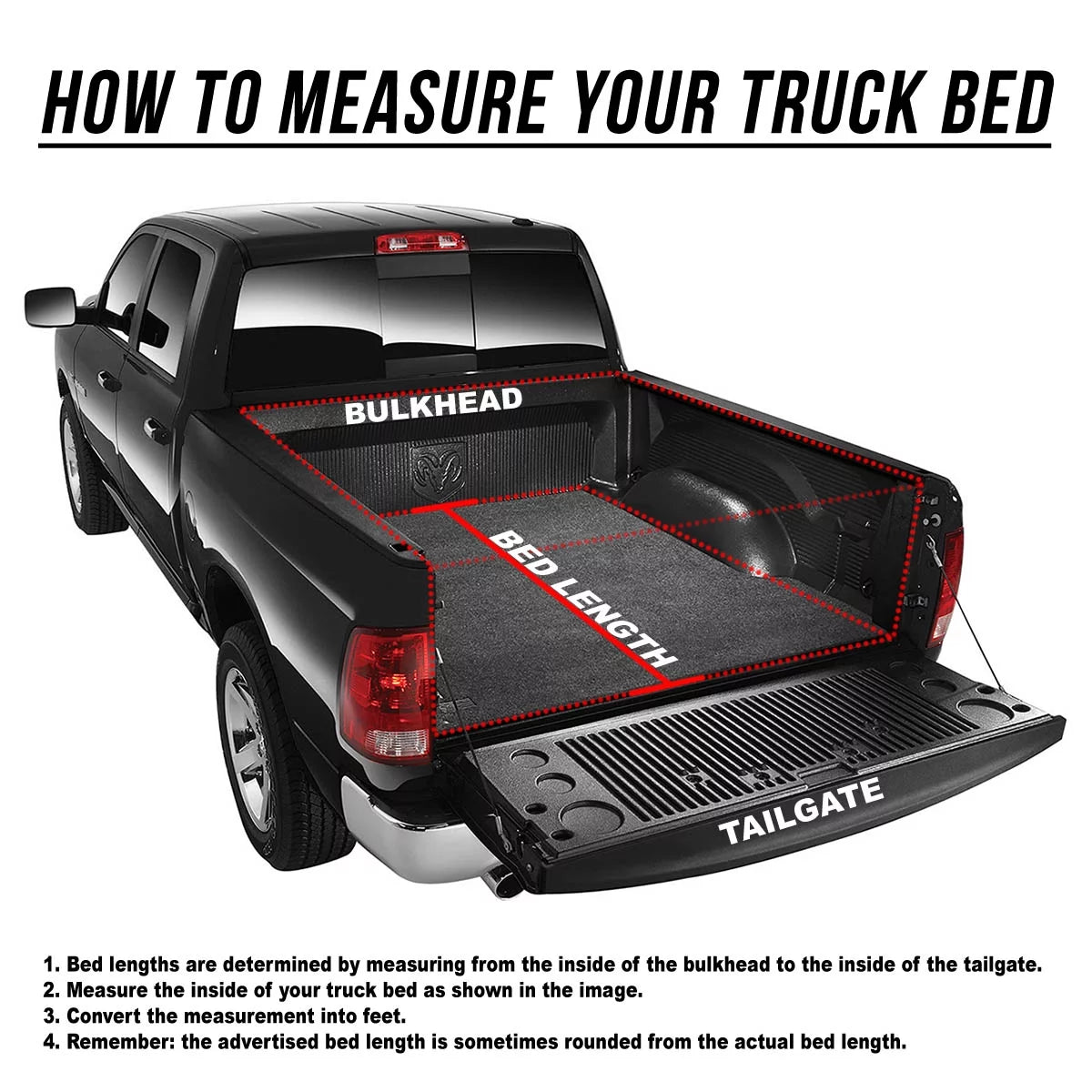 Auto drive wmt-ru-56001 soft roll up truck bed tonneau cover fits 2022-23 toyota tundra (excl. trail edition) 5'6" bed (66.7")