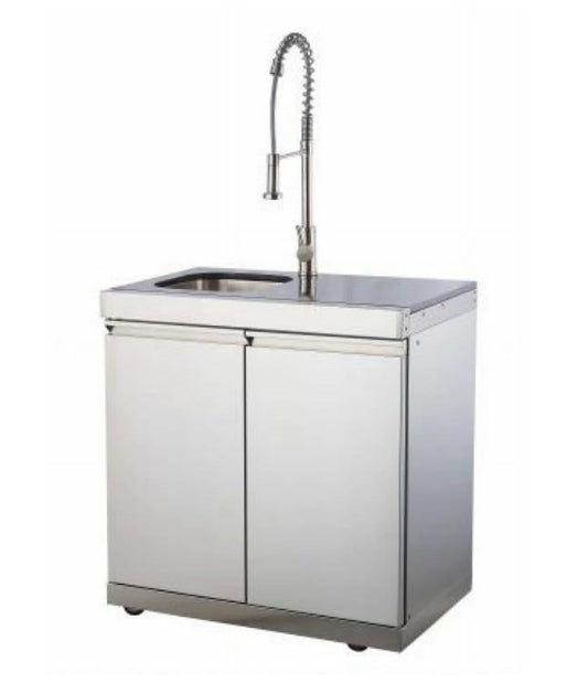 33 inch stainless steel outdoor sink cabinet, modular build your own sunzout kitchen