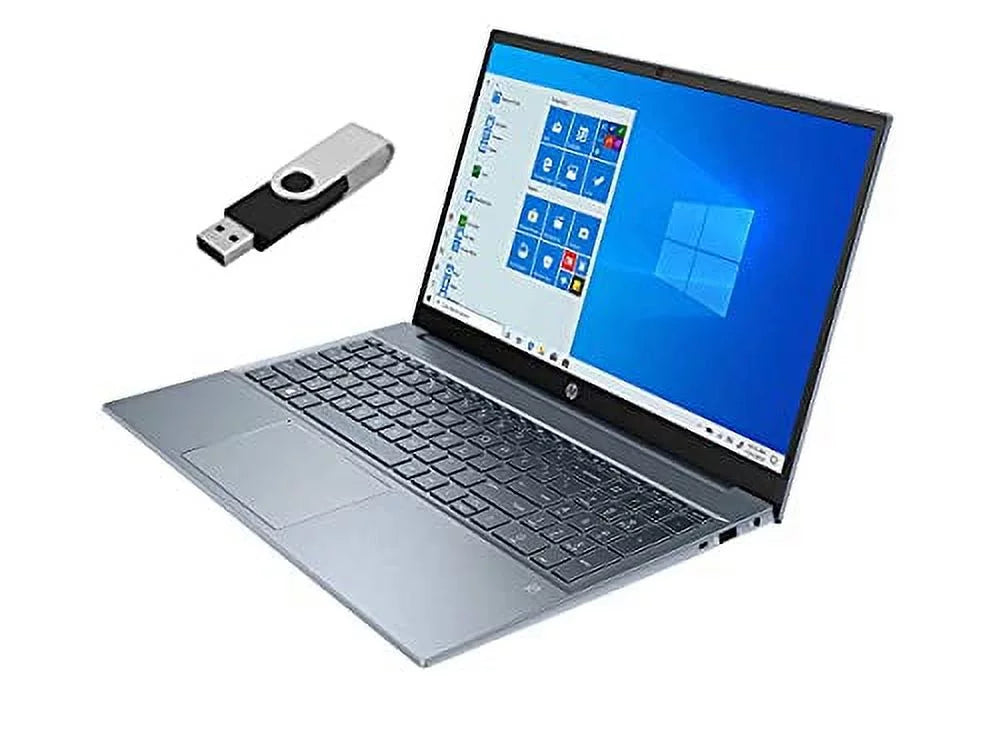 2022 hp pavilion 15.6" fhd touchscreen laptop 12th gen 10-core intel i7-1255u 32gb ddr4 1tb nvme ssd iris xe graphics hdmi webcam wifi-6 bluetooth backlit keyboard windows 11 pro w/ 32gb usb included