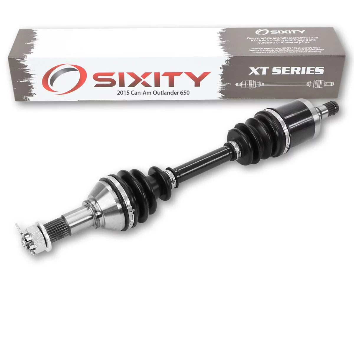 Sixity xt front left axle compatible with can-am outlander 650 2015 - efi 4x4