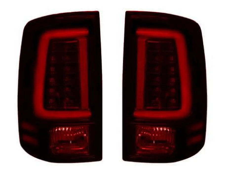 Recon 264369rbk dodge ram 1500 09-14 or 10-14 ram 2500 and 3500 red-smoked tail