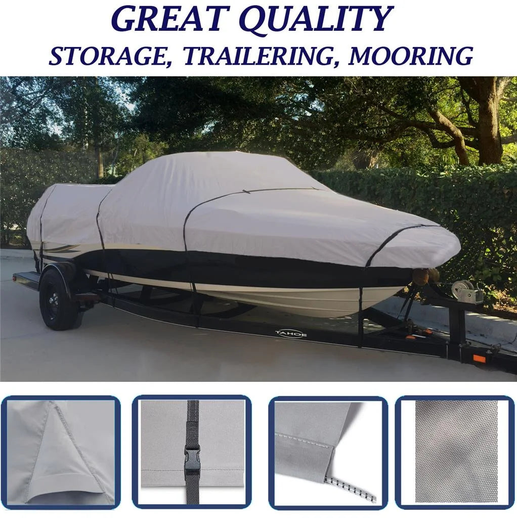 Boat cover designed to fit nitro by tracker marine z-7 dc 2009 storage, travel, lift