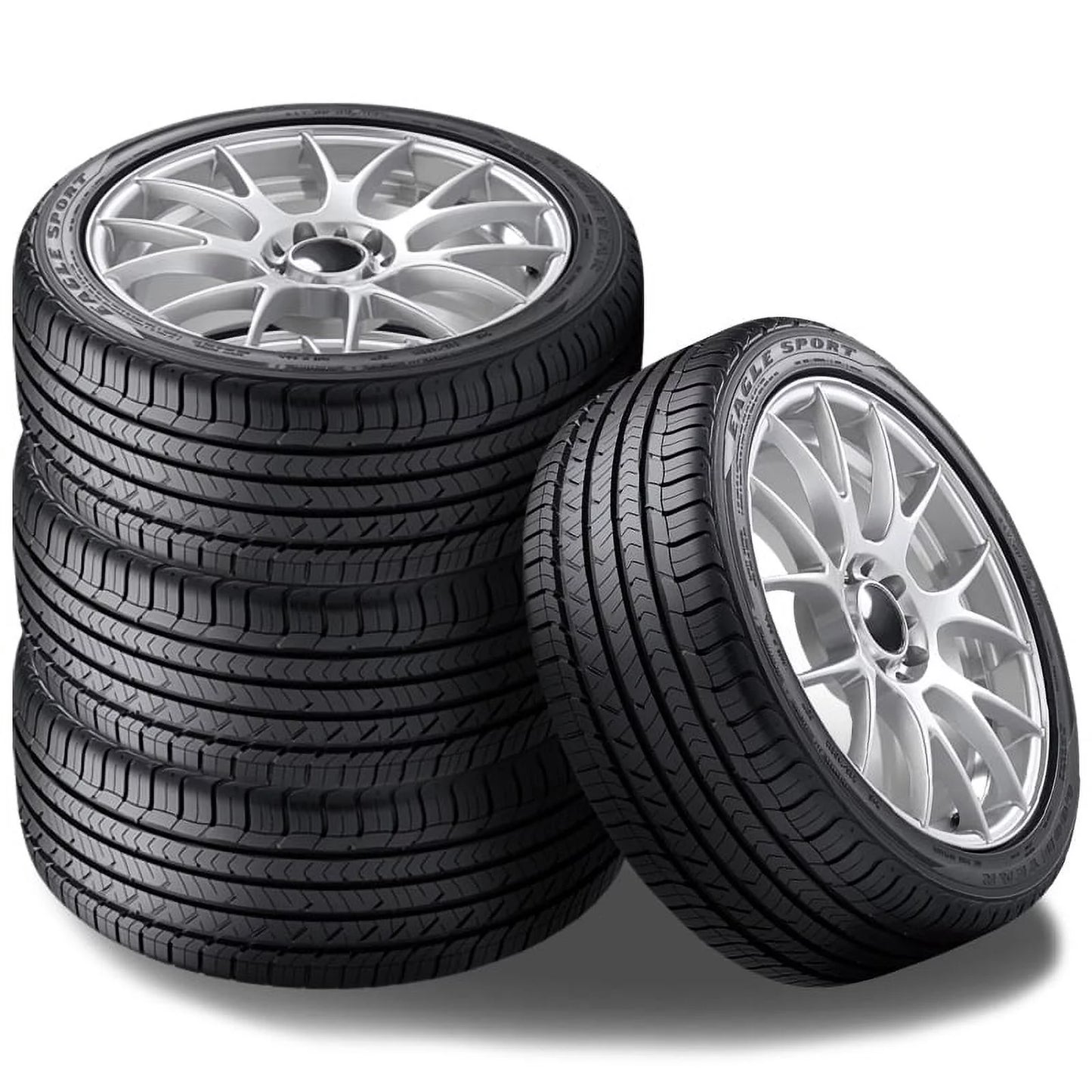 4 goodyear eagle sport all season 255/50r19 107v performance 50k mile m+s tires 109020366 / 255/50/19 / 2555019