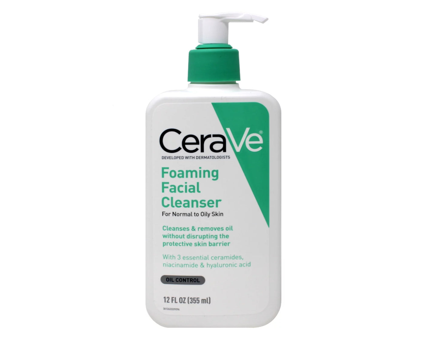 Cerave foaming face cleanser. fragrance-free face wash with hyaluronic acid