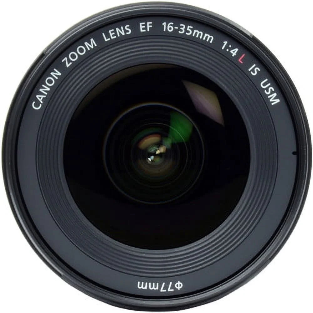 Canon ef 16-35mm f/4l is usm lens - pro bundle includes: lens pouch, tulip hood lens, filter kit, lens cap keeper and more