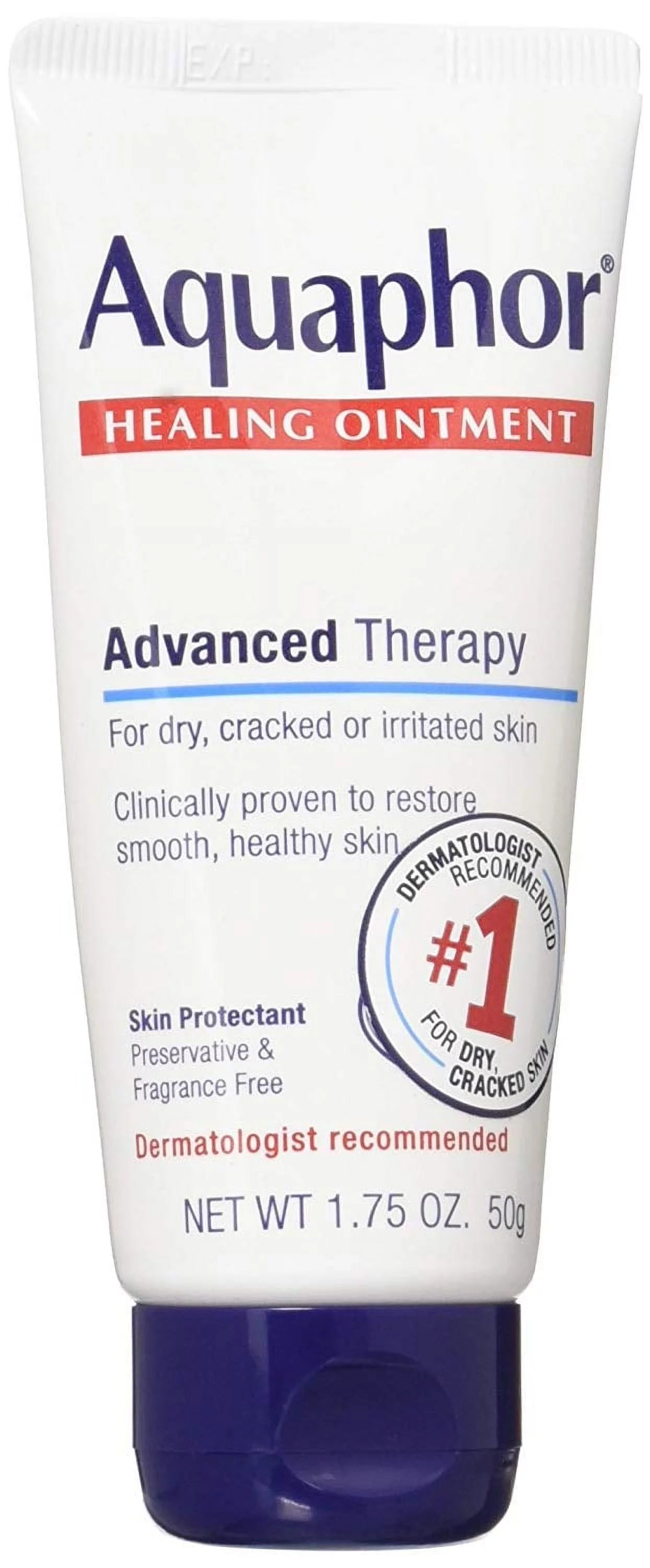 Aquaphor healing skin ointment advanced therapy, 1.75 oz pack of 12)