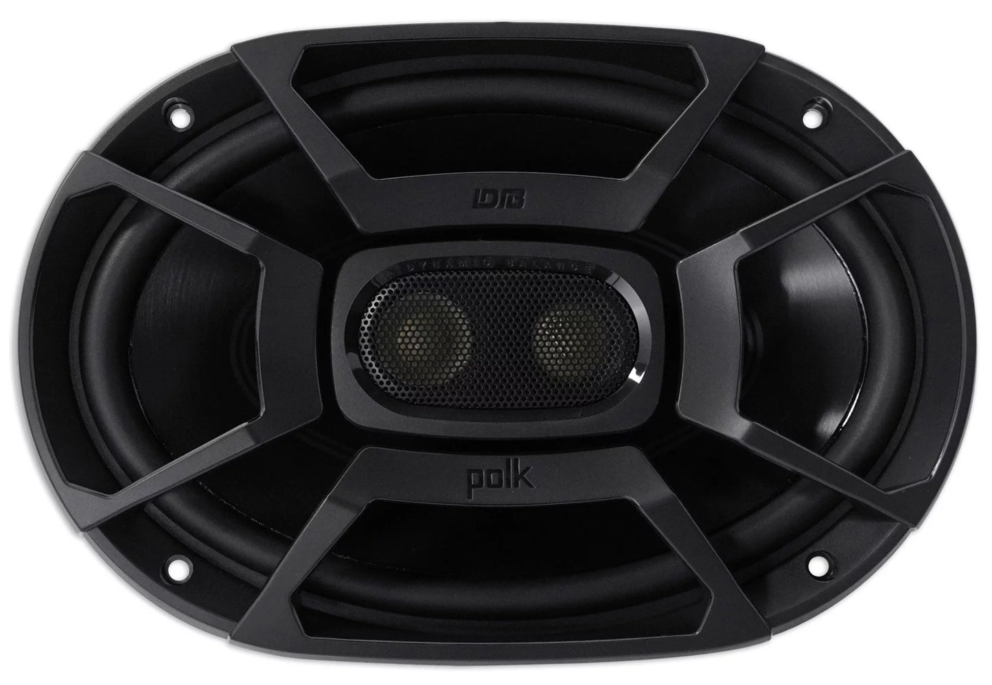 2) polk audio db692 6x9" 450w car audio marine/atv/motorcycle speakers+cyberbuds