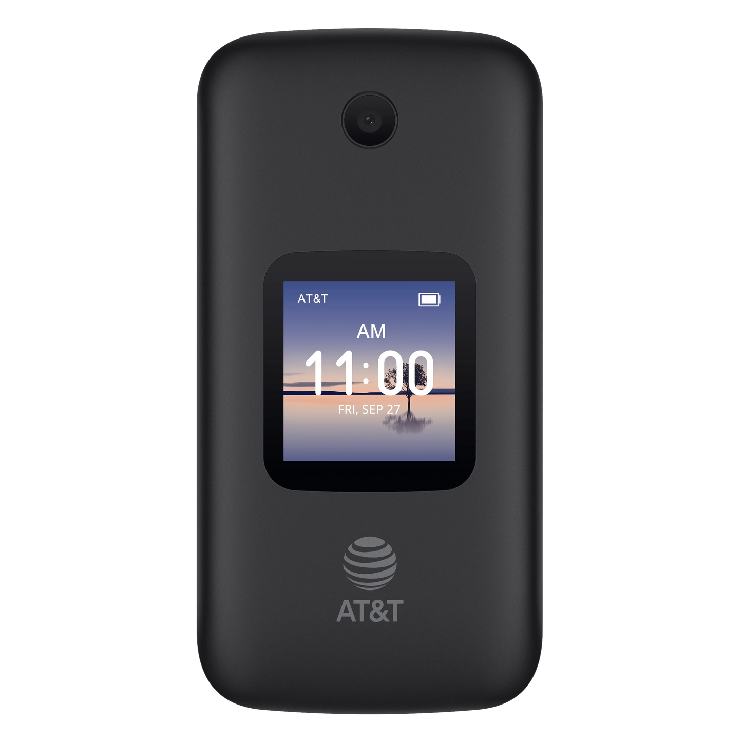 At&t alcatel, 4gb, black - prepaid smartflip phone