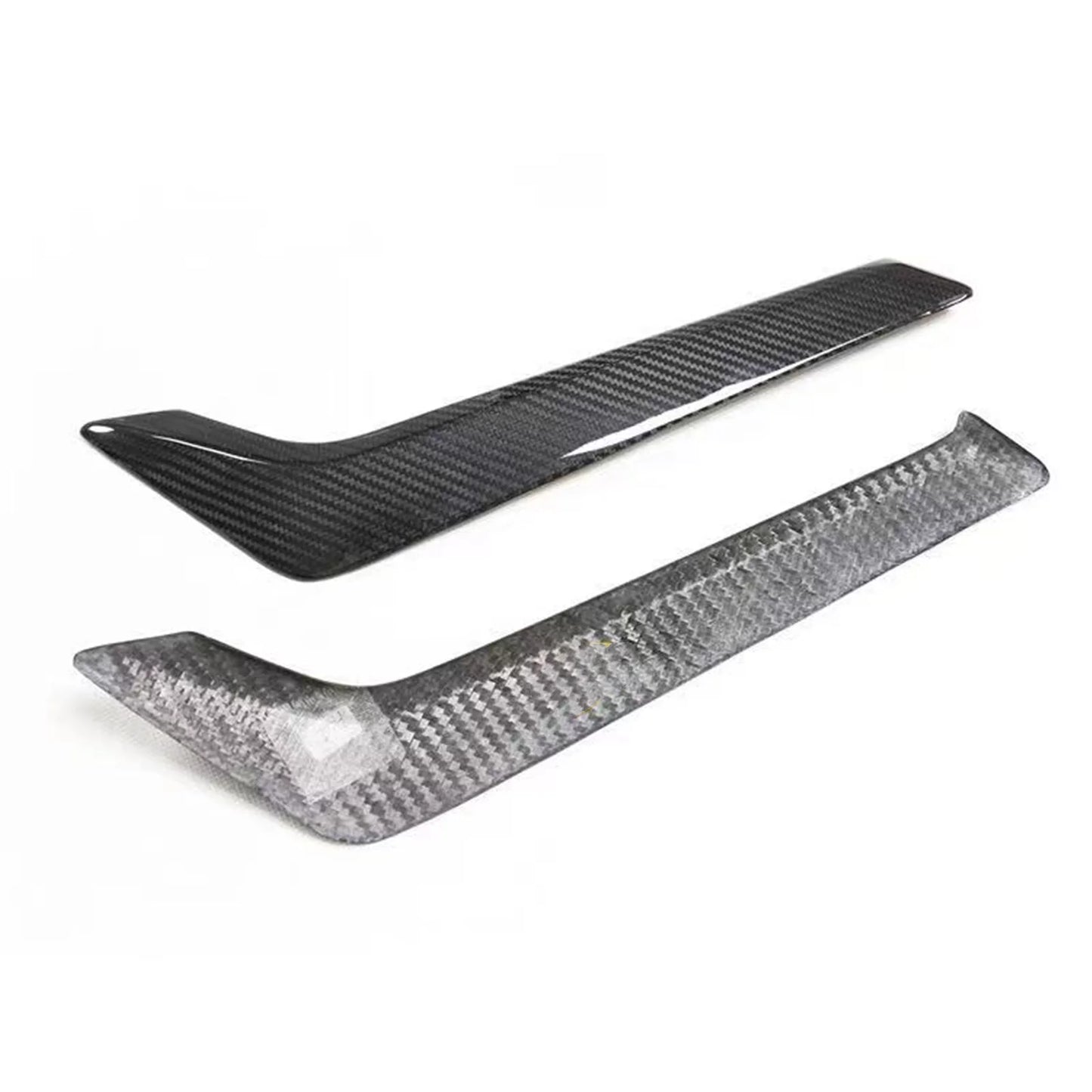 Side fender air vent cover kit for infiniti q60 q60s 2015-2022 2019  black carbon fiber