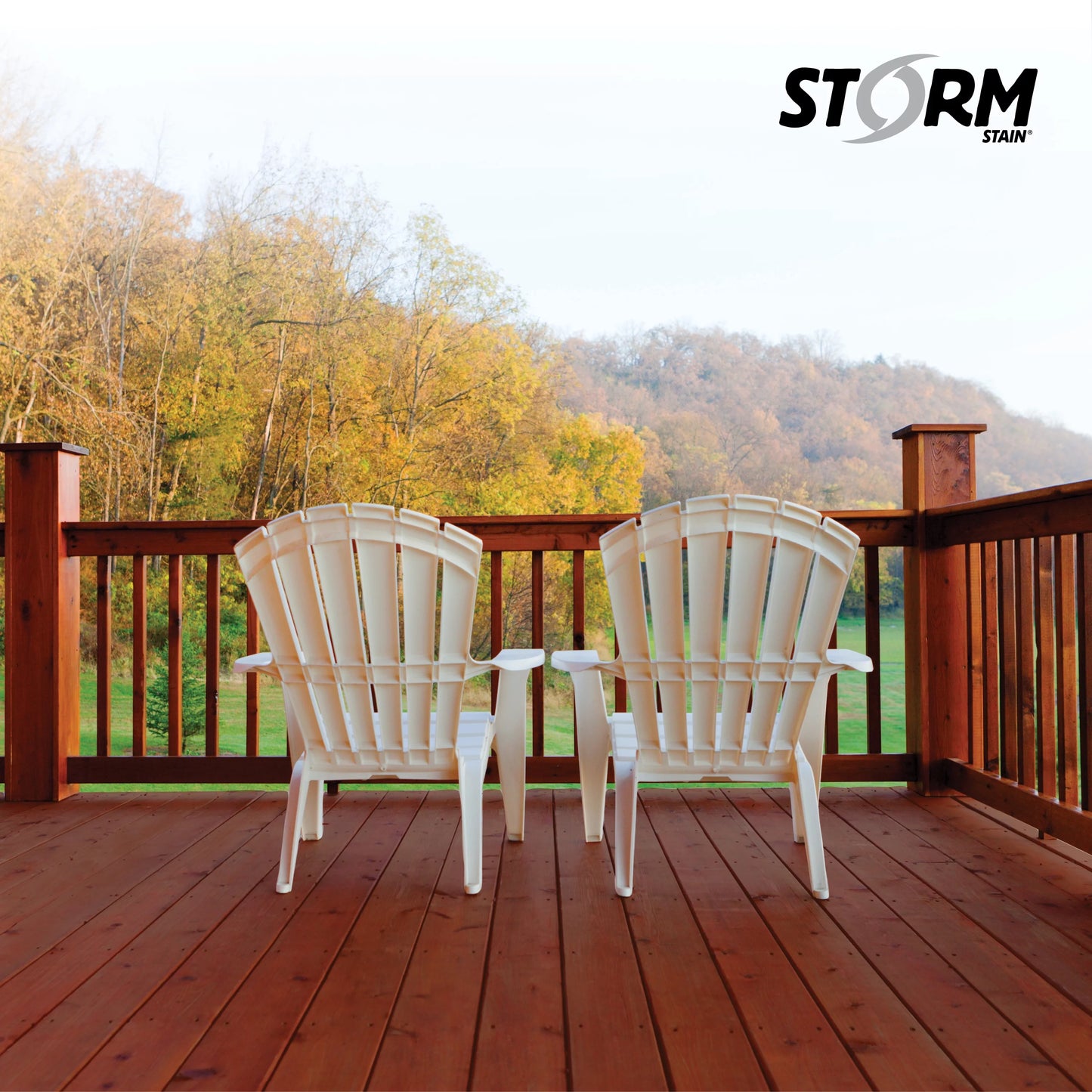 Storm system protector semi-transparent stain and sealer