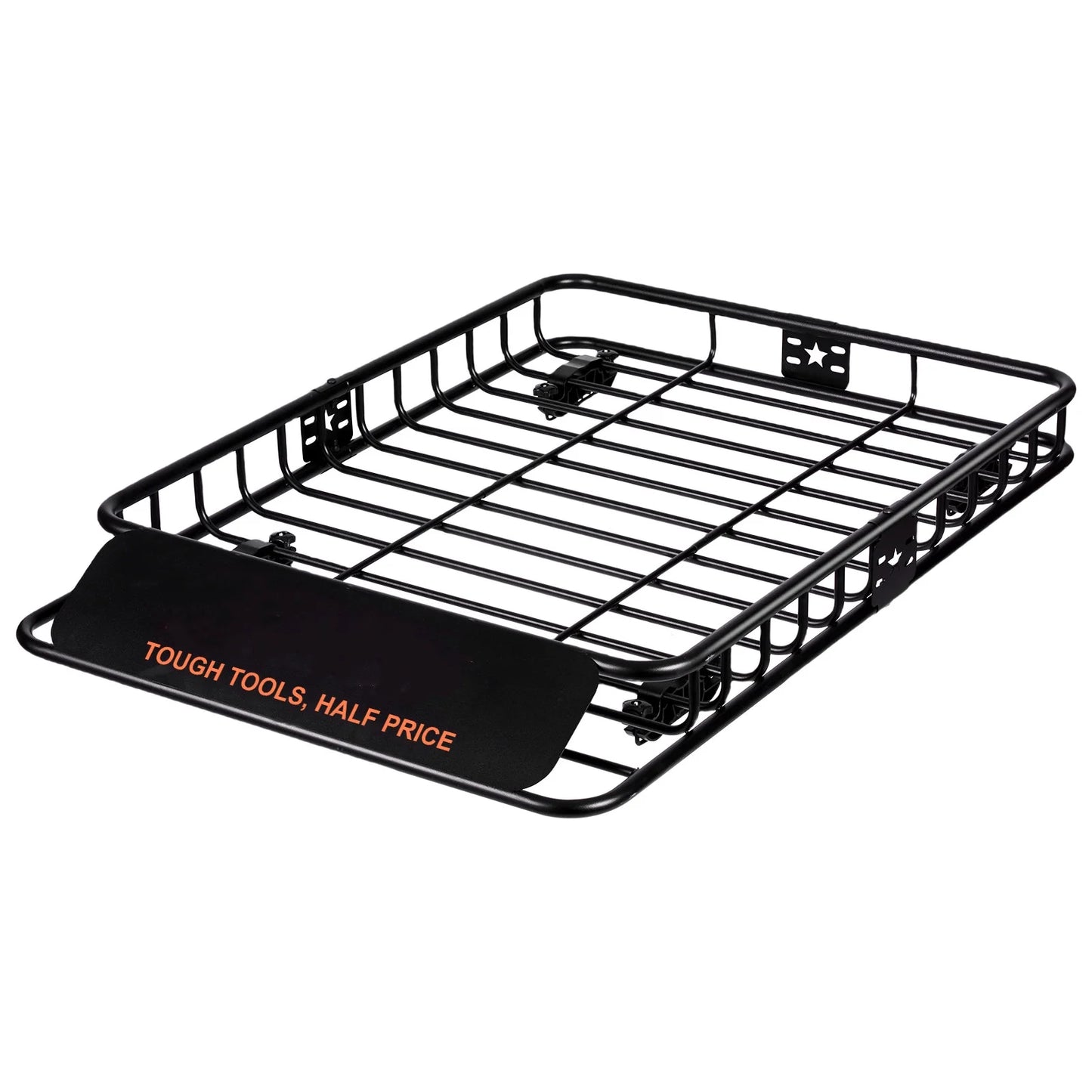 Bentism roof rack cargo basket 200 lbs capacity 46"x36"x4.5" heavy duty car top holder for suv truck